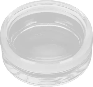 Transparent Glass Watch Oil Washing Jar, Thickened for Durability, Sealing with Well Fitted Cover, Ideal for Watchmakers and Repair Workers, 9cm Diameter x 3.5cm Height