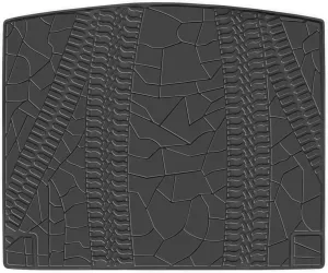 Trunk Mats Custom Fit for Jeep Compass 2017 2018 2019 2020 2021 2022 2023 2024 2025 Cargo Liners Full Black Rubber for All Weather Protection Heavy Duty Odorless