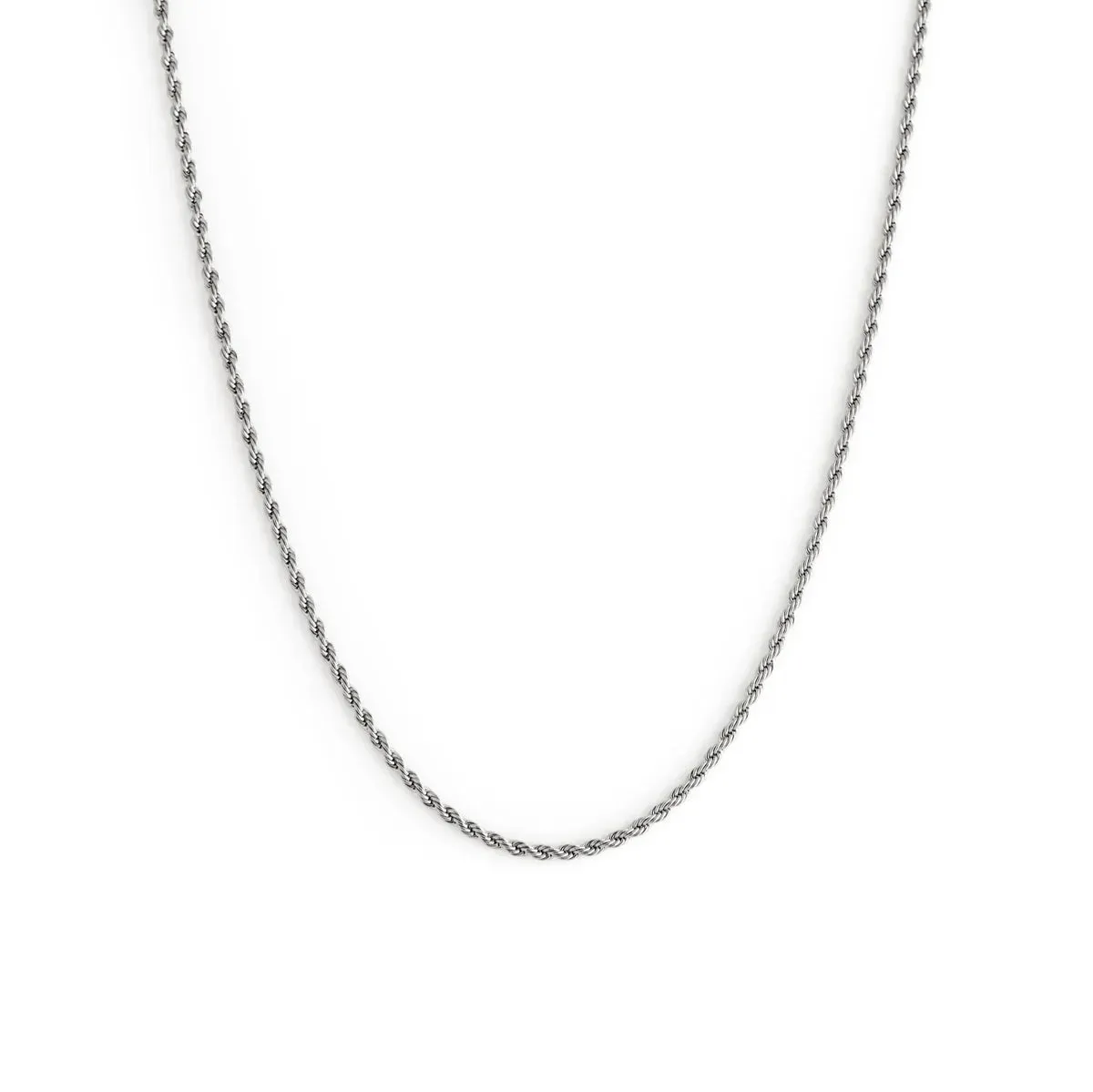 Twenty Compass Thin Romance Necklace in Silver