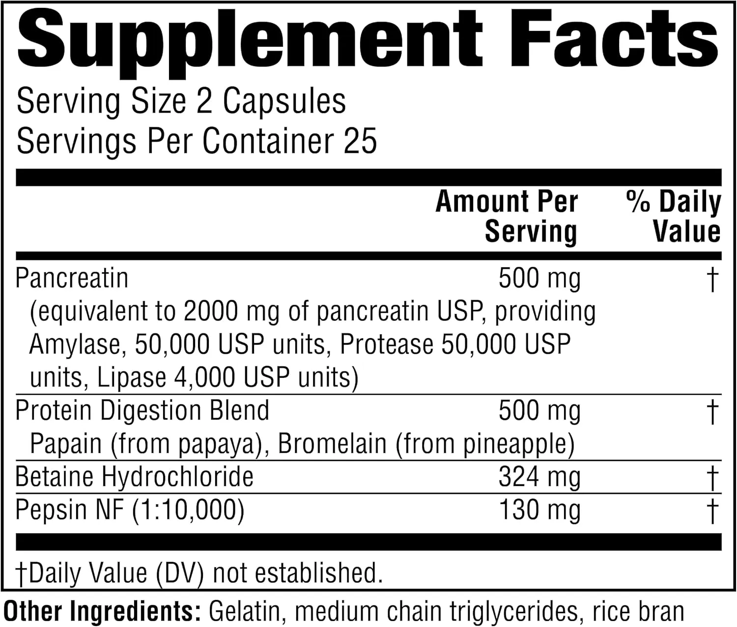 Twinlab Super Enzyme Caps - Constipation Supplement with Digestive Enzymes - 50 Capsules (Pack of 4)