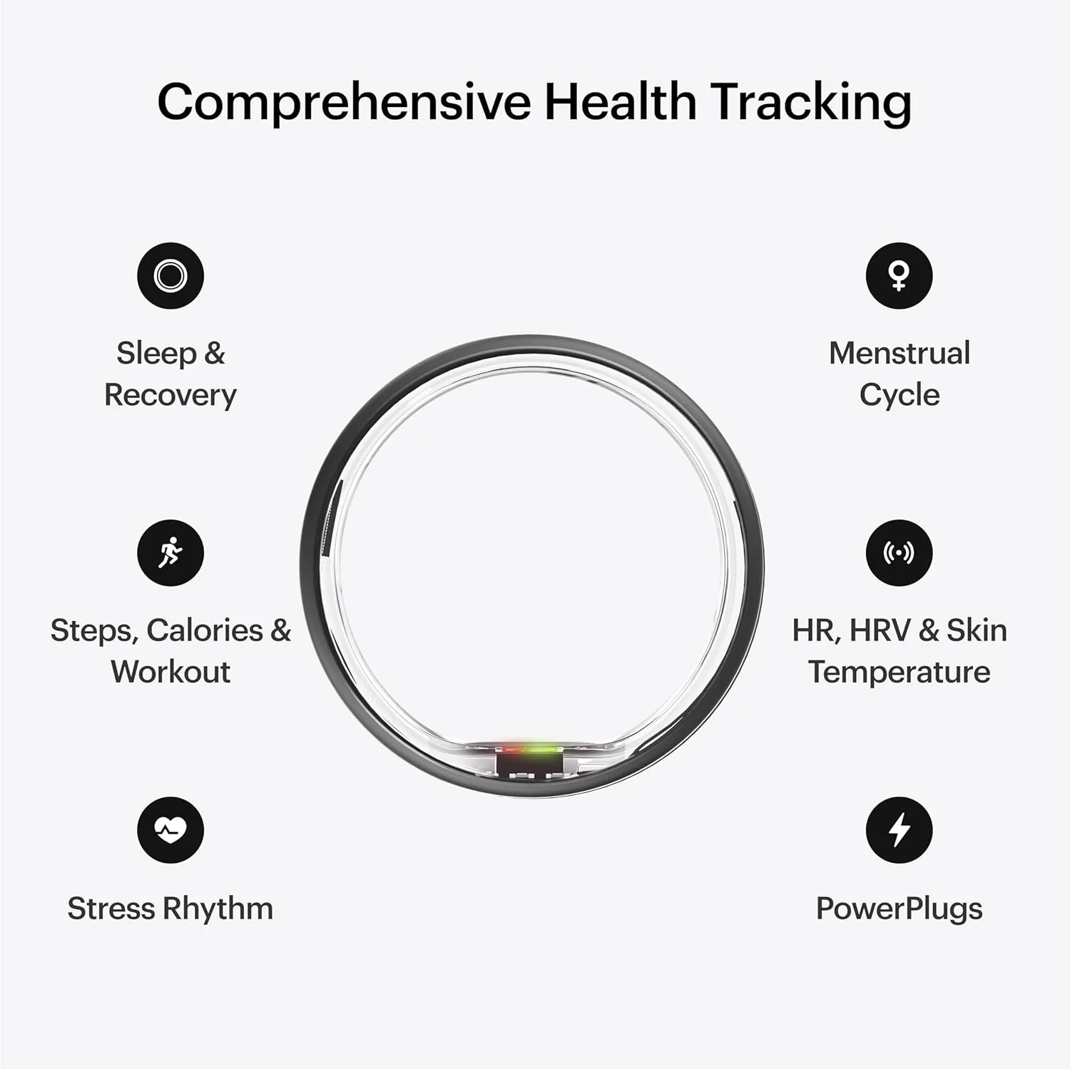 ULTRAHUMAN Ring AIR-Smart Ring Health Tracker, Size First Sizing Kit,Sleep Tracker,Smart Ring for Men/Women,Fitness Tracker (Made in India, Matte Grey, 7)