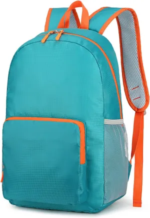 Ultralight Packable Backpack 16 Inch Waterproof Travel Daypack for Camping Hiking Outdoor (Green)