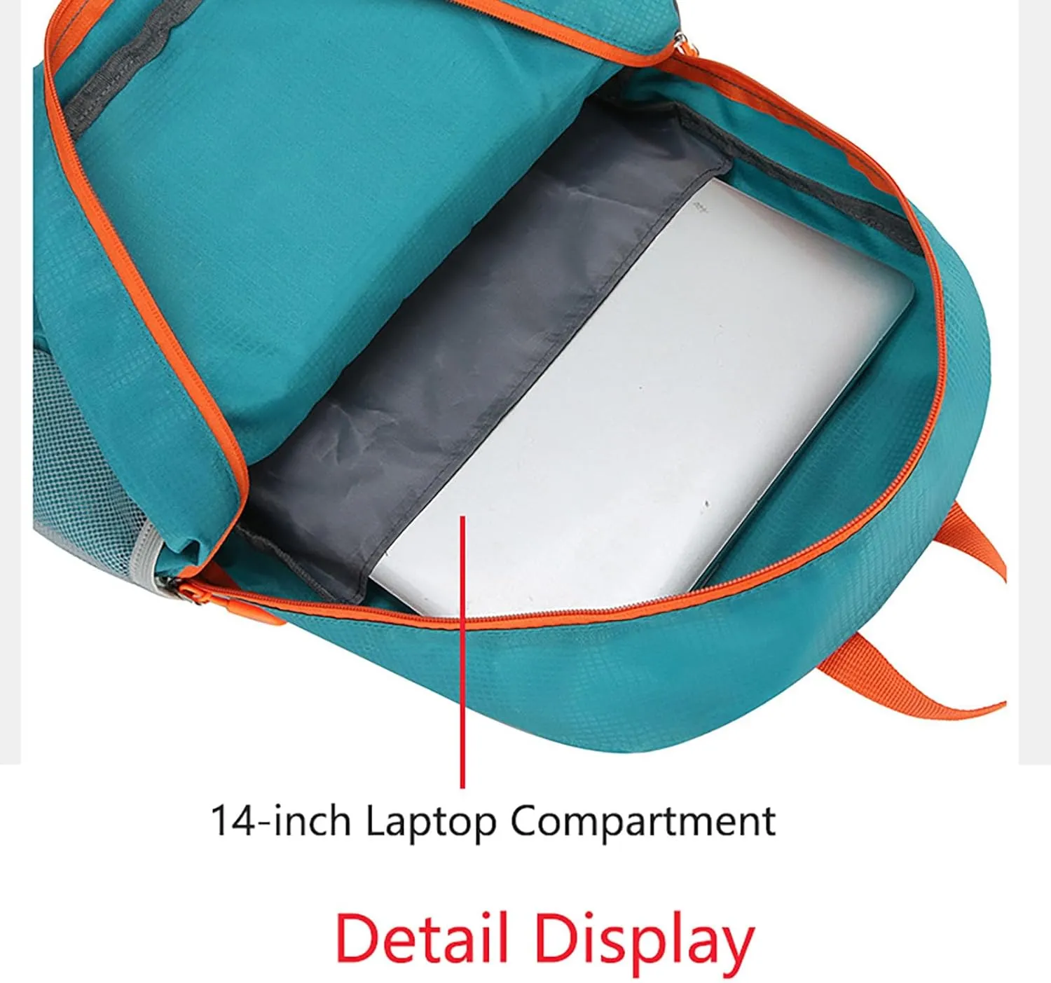 Ultralight Packable Backpack 16 Inch Waterproof Travel Daypack for Camping Hiking Outdoor (Green)