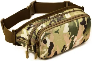 UNISTRENGH Fanny Pack Tactical Military Waist Pack Bag Waterproof Hip Belt Pouch for Outdoor Hunting Camping Trekking Climbing Bumbag