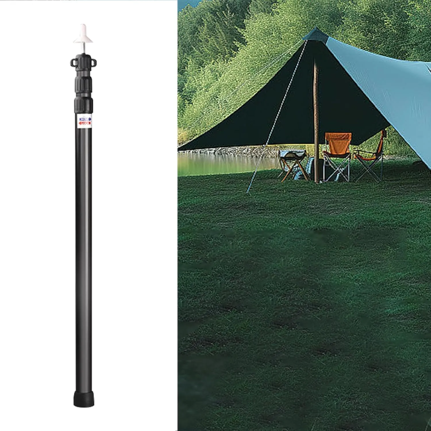 Universal Support Poles for Camping Canopy and Tarp