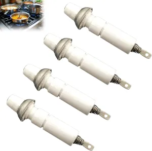 Upgraded 189324 Top Burner Igniter Spark Ignitor, Fit for Bosch Thermador Oven Stove Cooktop Gas Range, Replace 189719 189889 131974 413966 488832 189733 Burner Spark ignitor Electrode, 4 Pack