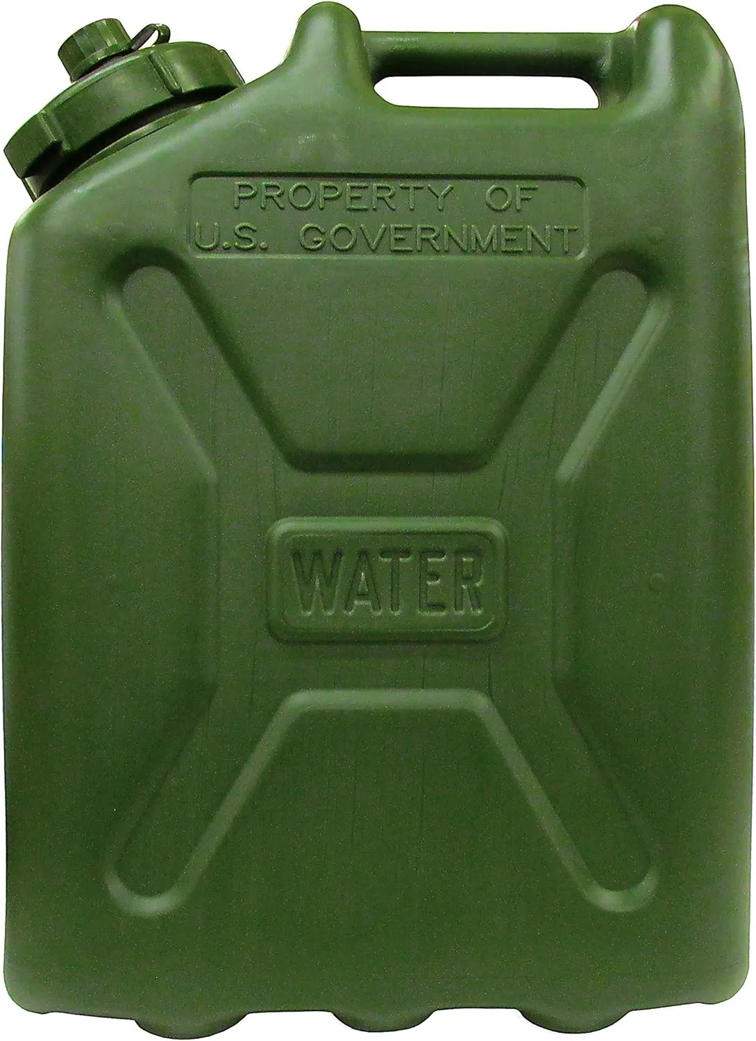 USGI Plastic Water Can, 5 Gallon, Green