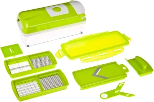 Vegetable and Fruit Slicer Made of Plastic, Plastic, Kiwi, 22.2 x 10 x 8.1999999999999993 cm