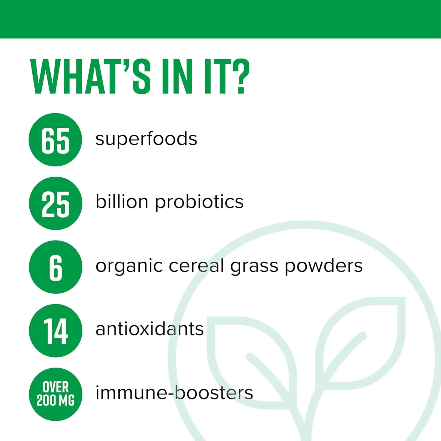 Vibrant Health, Green Vibrance, Includes 65 Plant-Based Superfoods, 25 Billion Probiotics, Fiber, Adaptogens & Enzymes, 30 Servings