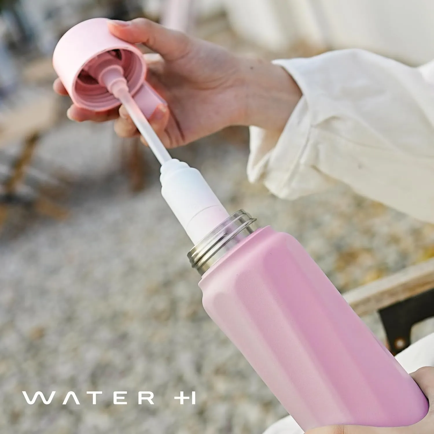 Vita Smart Water Bottle with Reminder to Drink Water, BPA-Free Vacuum Insulated Water Bottles with Filter & Straw, Bluetooth Intake Water Tracking Bottle, Ideal for Gift (18 oz)