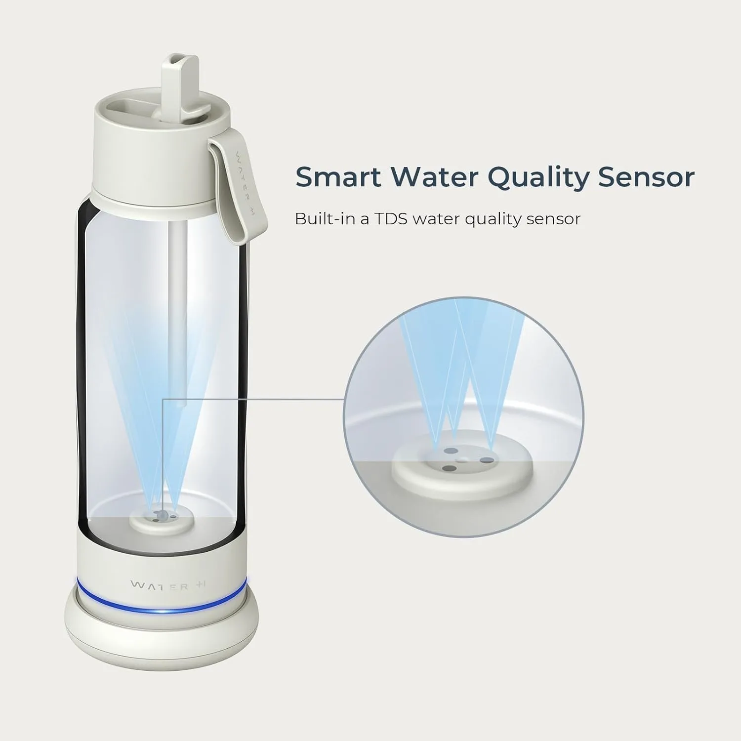 Vita Smart Water Bottle with Reminder to Drink Water, BPA-Free Vacuum Insulated Water Bottles with Straw, Bluetooth Intake Water Tracking Bottle, Ideal for Gift (18 oz)