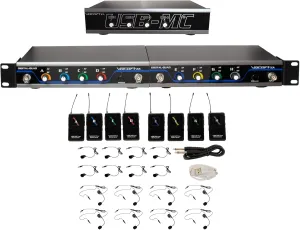 VocoPro Wireless Headset, 8 ch. WL Microphone/USB Interface pkage Play 8