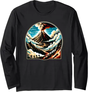 Volcano Hiking Volcano Trekking Long Sleeve T-Shirt