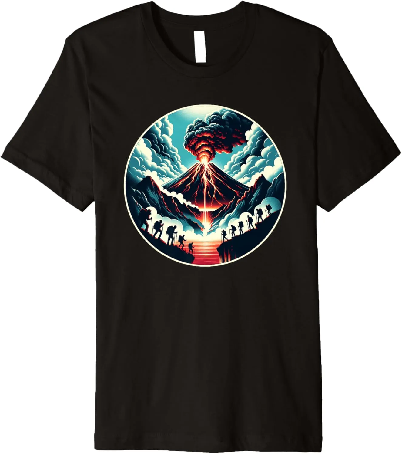 Volcano Hiking Volcano Trekking Premium T-Shirt