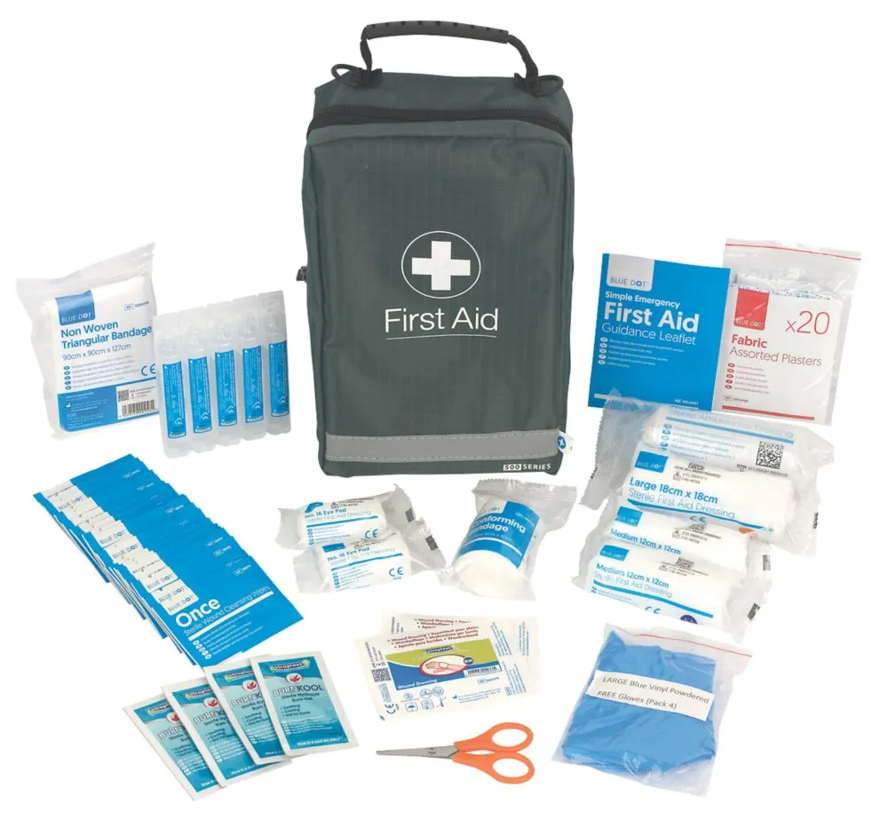 Wallace Cameron Toolbox & DIY First Aid Pouch 63 Pcs