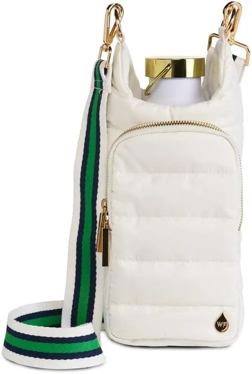 WanderFull® Original HydroBag®, Water Bottle Holder with Strap, Hands-Free Crossbody Water Bottle Carrier Bag w/Phone Pocket