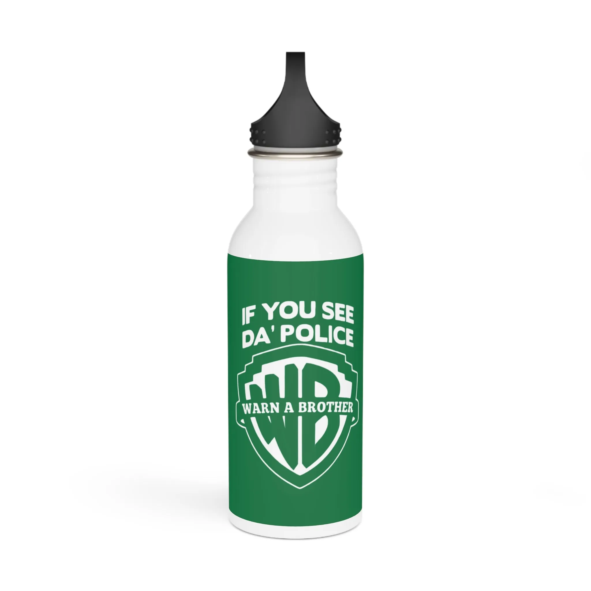 Warn A Brother Stylish Stainless Steel Water Bottle - Eco-Friendly, Durable, Perfect for On-the-Go - Green