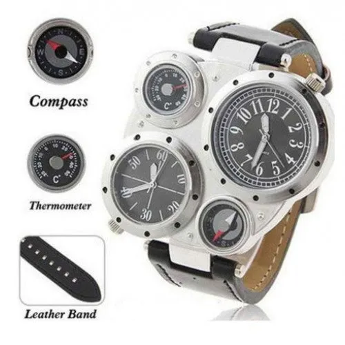 Watch Navigator Quartz Sports Leather Unique Chic Performance-optimized Strap
