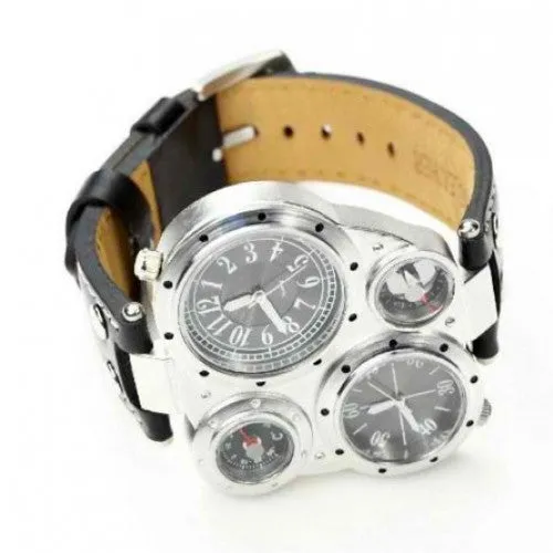 Watch Navigator Quartz Sports Leather Unique Chic Performance-optimized Strap