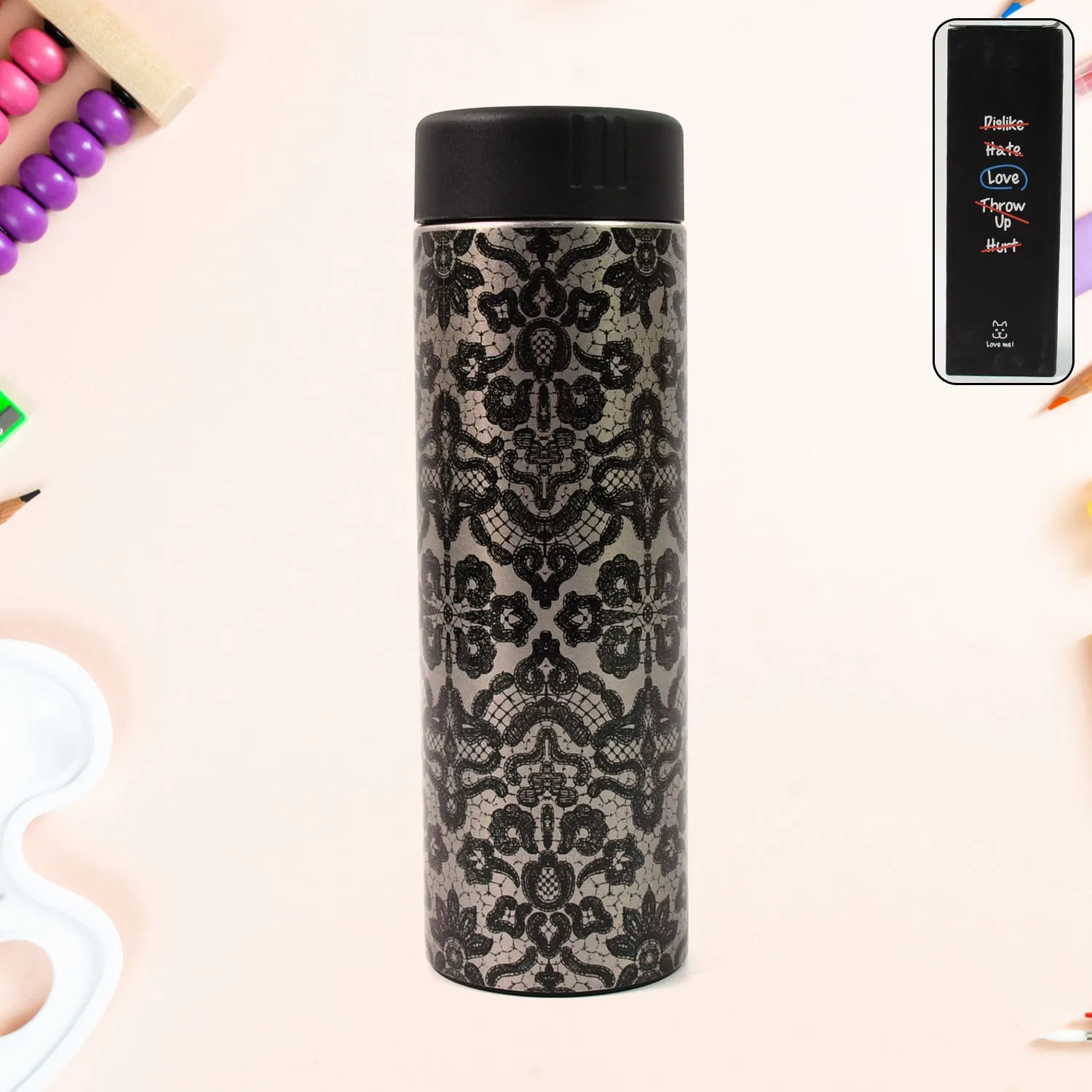 Water Bottle for Kids – Insulated Stainless Steel Bottle (350 ML Approx)