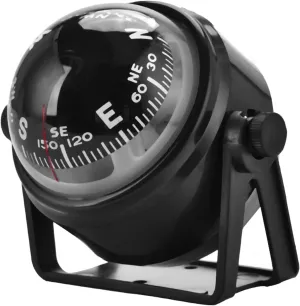 Waterproof Ball Compass Black Electronic Vehicle Compass Accurate Navigation
