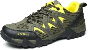 Waterproof Trekking Boots for Mens Womens Hiking Boots Outdoor Hiking Trekking Climbing Fishing Shoes Lightweight Trainers