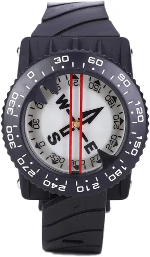 Waterproof Wrist Compass with Unique STABILIZATION System for Divers Scuba Diving, Made of ABS Materials