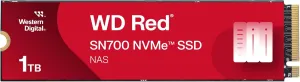 Western Digital 1TB WD Red SN700 NVMe Internal Solid State Drive SSD for NAS Devices - Gen3 PCIe, M.2 2280, Up to 3,430 MB/s - WDS100T1R0C