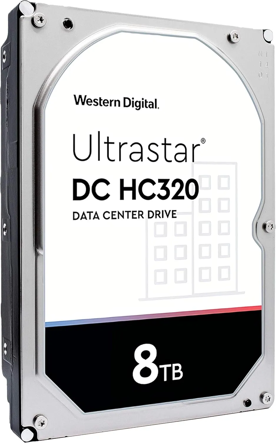 Western Digital 8TB Ultrastar DC HC320 SATA HDD - 7200 RPM Class, SATA 6 Gb/s, 256MB Cache, 3.5" - HUS728T8TALE6L4
