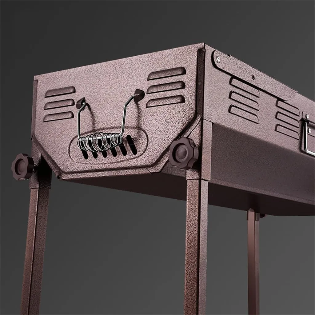 Wing Foldable Frying And Grilling Dual-purpose Barbecue Stove Outdoor Barbecue Rack