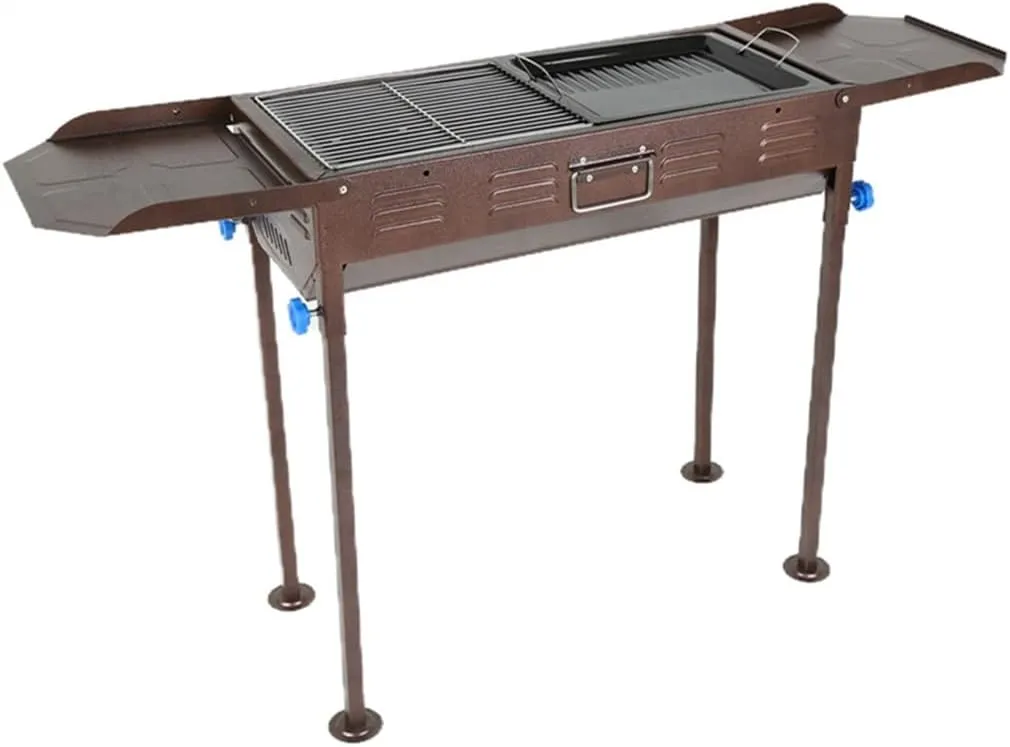 Wing Foldable Frying And Grilling Dual-purpose Barbecue Stove Outdoor Barbecue Rack
