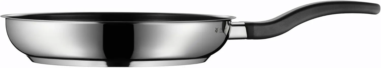 WMF Frying Pan-Set with Stainless Steel Handle, Silver, 18/28 cm, 2-Piece