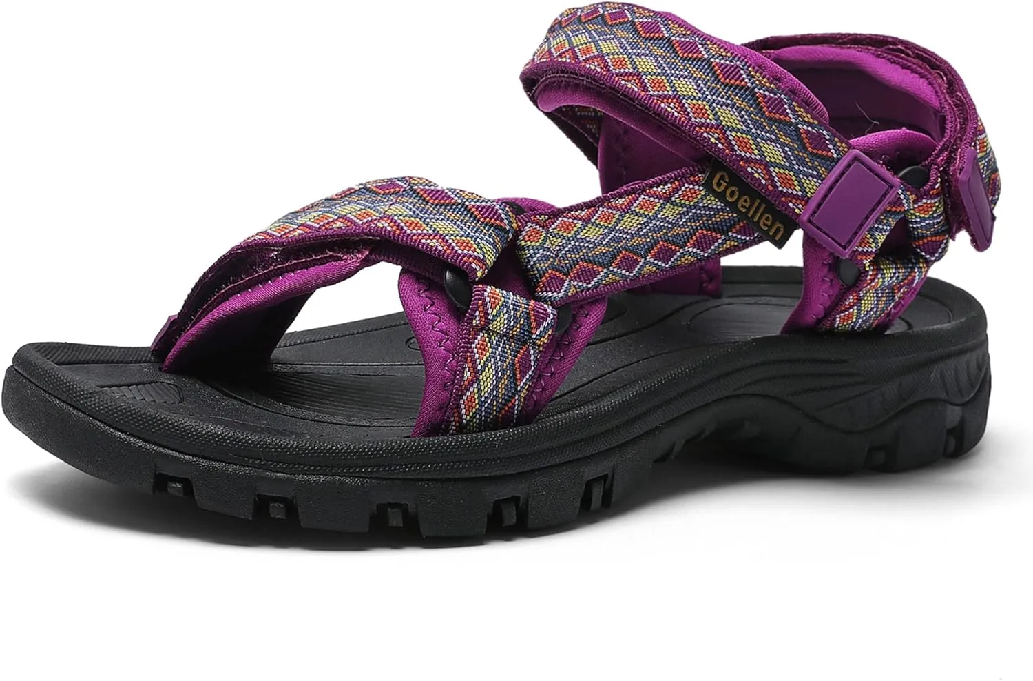 Women's Hiking Sport Sandals Water Outdoor Athletic Shoes With Arch Support Adjustable Beach Shoes