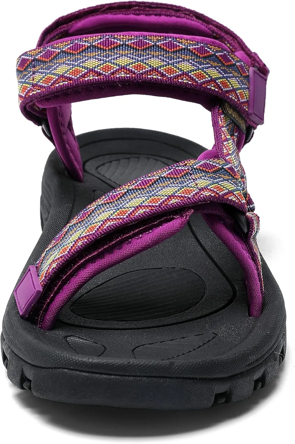 Women's Hiking Sport Sandals Water Outdoor Athletic Shoes With Arch Support Adjustable Beach Shoes