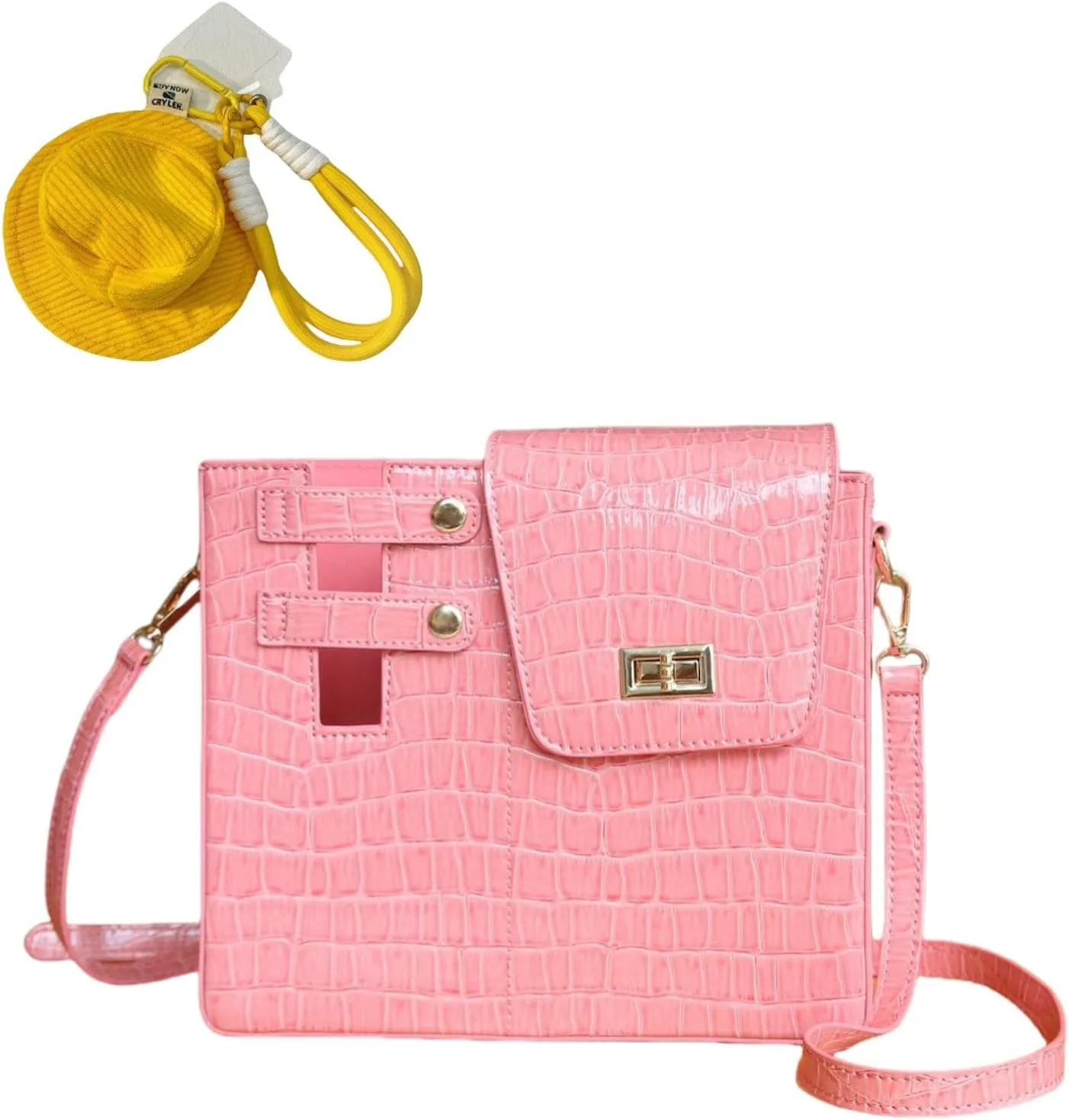 Women's Water Bottle Purse - Portable Purse with Bottle Holder