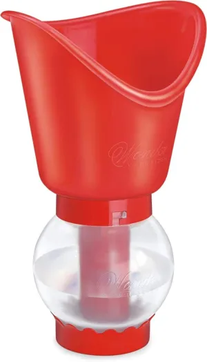 Wonder Steam Inhaler – Portable Steam Vaporizer for Cold Relief, Facial Steaming & Easy Breathing (220-240V, Use with Converter for 110V in USA) (3In1-2PinPlug)