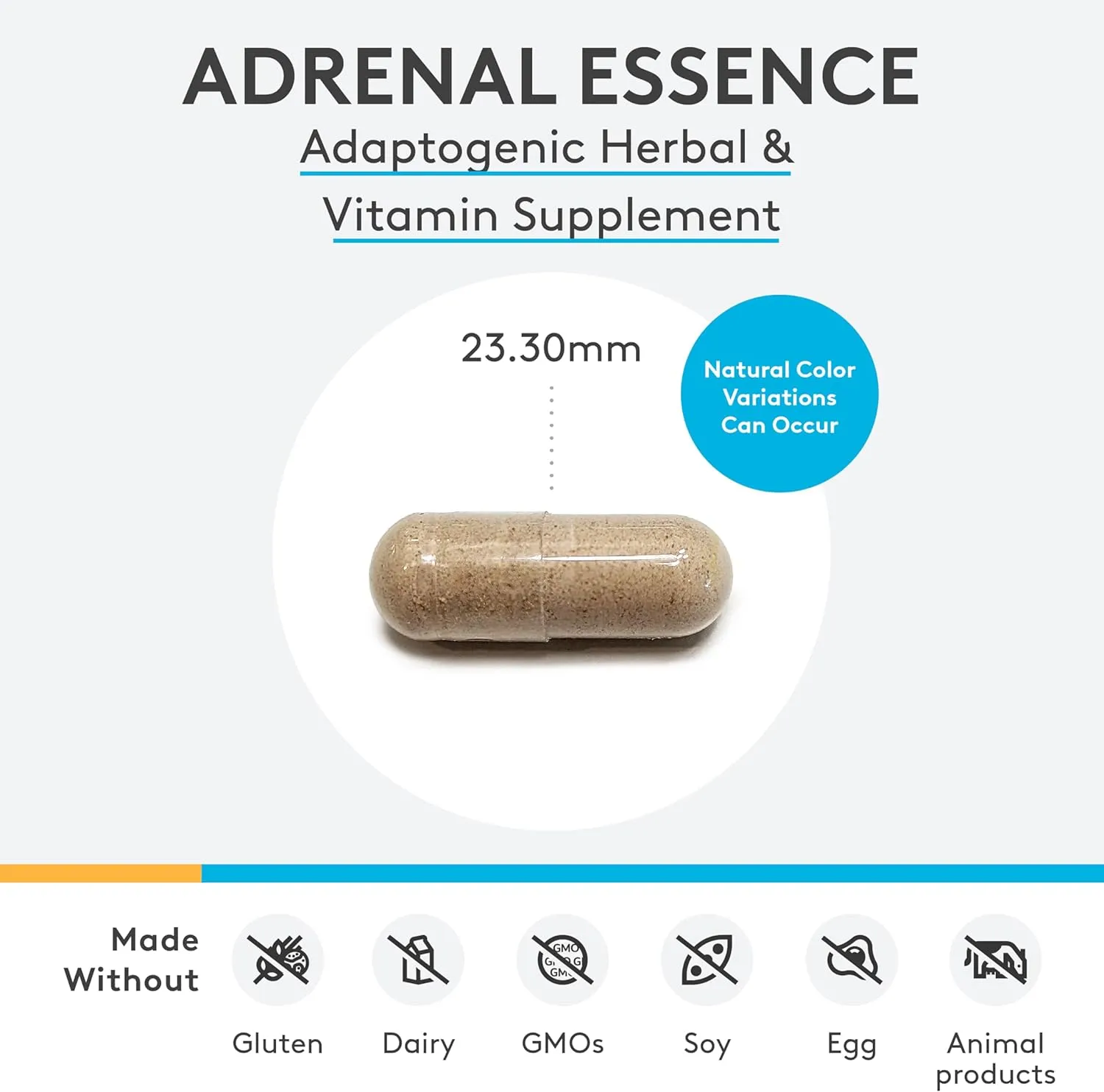 XYMOGEN Adrenal Essence - Adrenal Support with Adaptogenic Herbs (Cordyceps, Rhodiola Extract, Ginseng)   B Vitamins - Helps Support Healthy Energy Levels and Healthy Immune Function (120 Capsules)