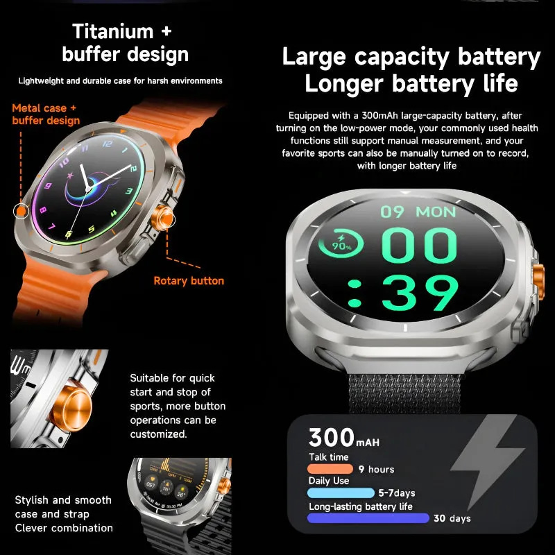 Z7 Ultra 1.46-Inch Ultra Large Screen – Outdoor Sports, Sturdy Design, Large Battery Capacity, Aluminium Alloy Smartwatch