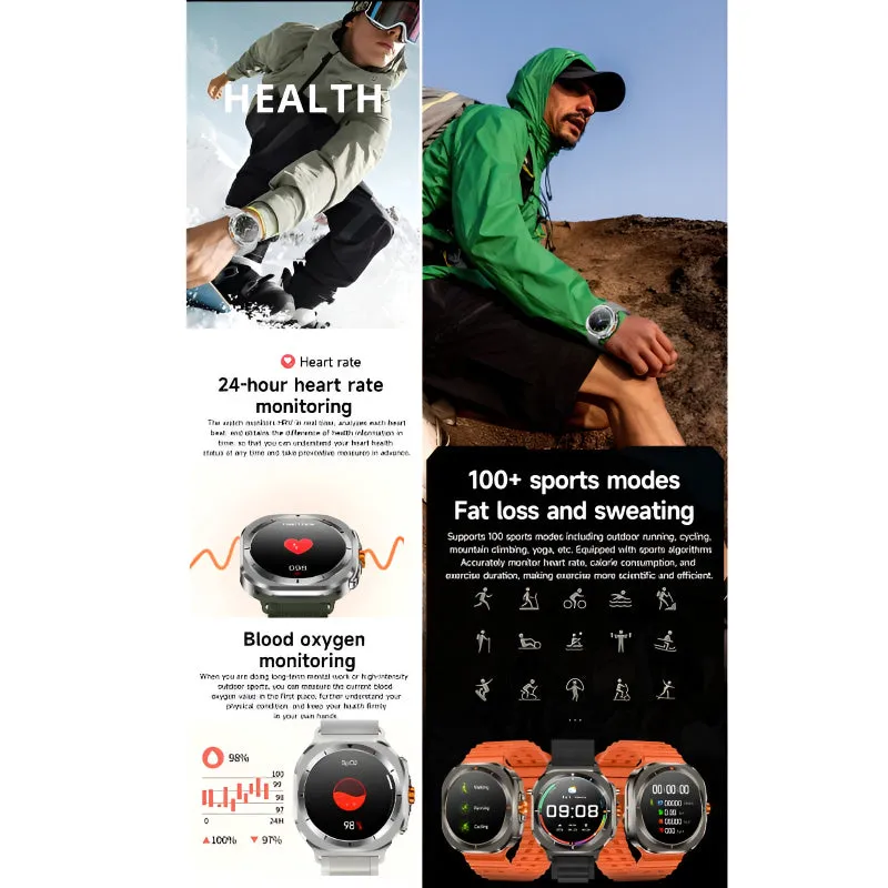 Z7 Ultra 1.46-Inch Ultra Large Screen – Outdoor Sports, Sturdy Design, Large Battery Capacity, Aluminium Alloy Smartwatch