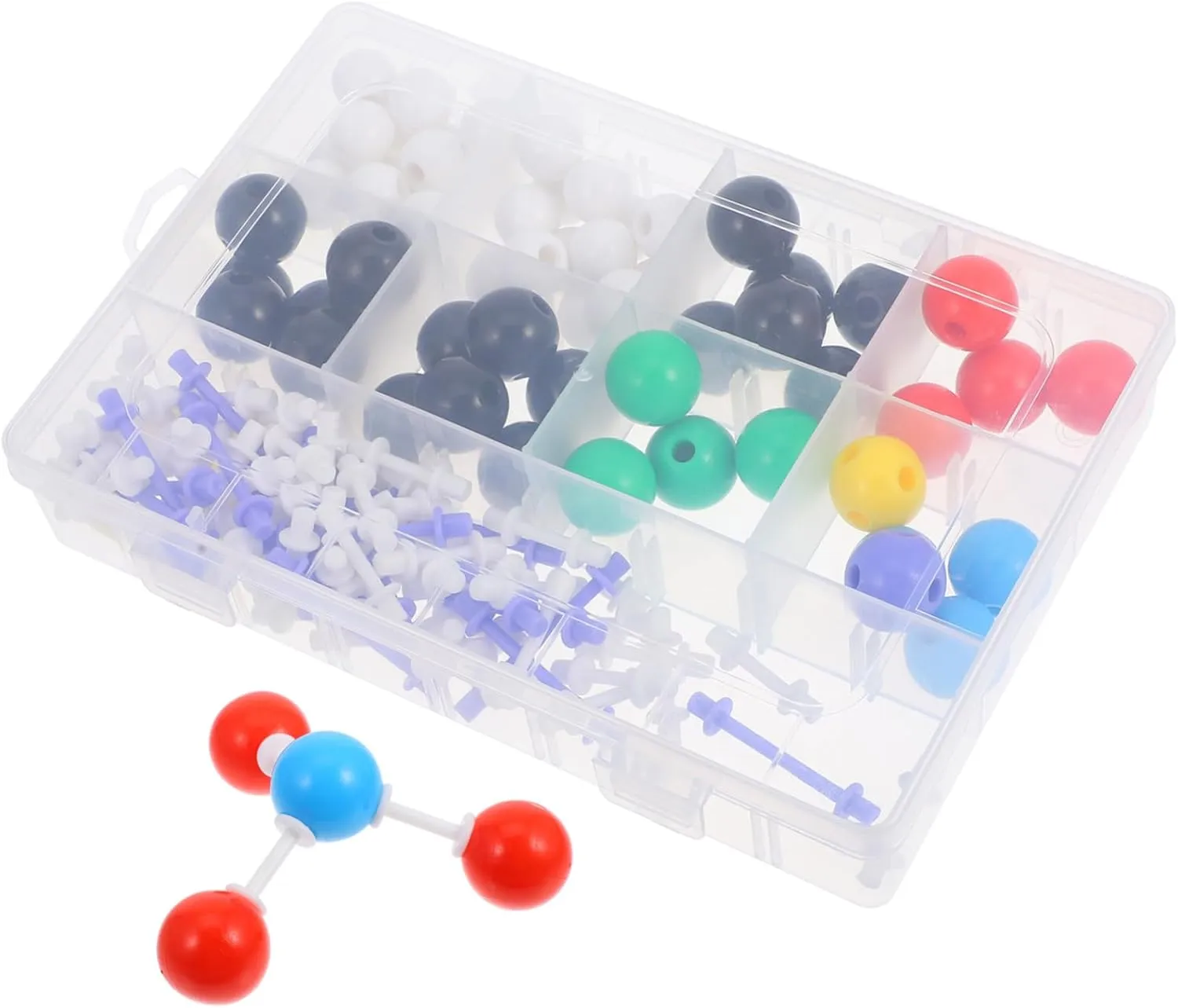 Zerodeko Molecular Science Model Kit for Classroom Education Organic Learning Comprehensive Experiment Tools for Students Precision Ball and Stick Structure Demonstration
