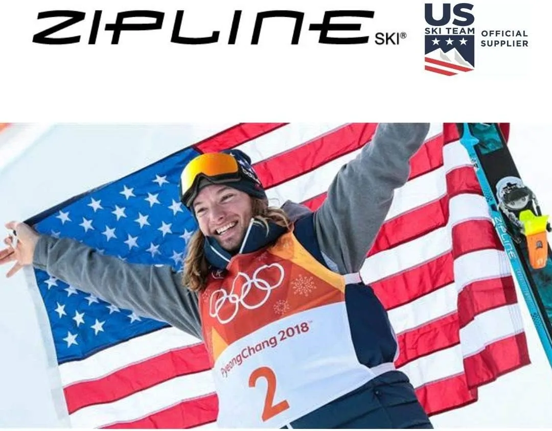 Zipline Lollipop 14.0 Graphite Carbon Composite Ski Poles – Lightweight, Durable, All-Mountain – Ergonomic Grip, Vibration Dampening, Ideal for Groomers and Freestyle. Choice of Olympic Skiers